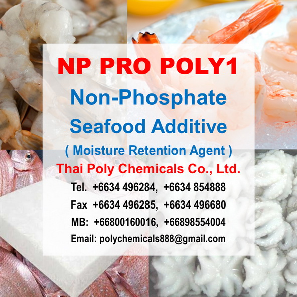Non-phosphate for seafood, Moisture Retention Agent, NP PRO POLY1